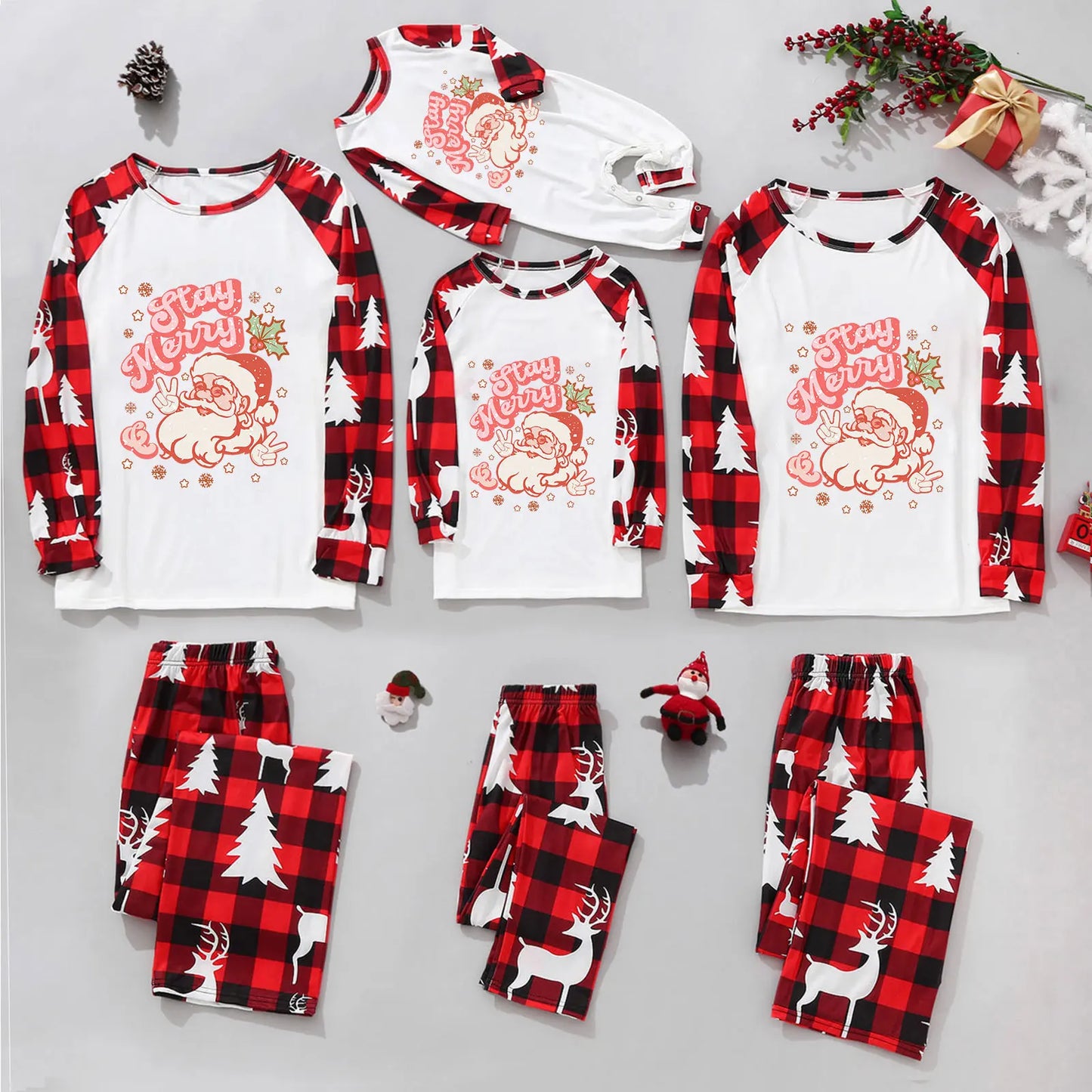 New Christmas Pajamas Family Fashions